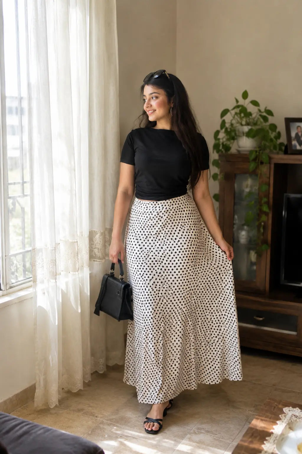 Ensemble Robe & Crop Top