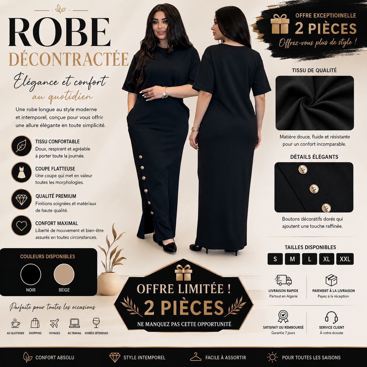 Robe décontracté ✨