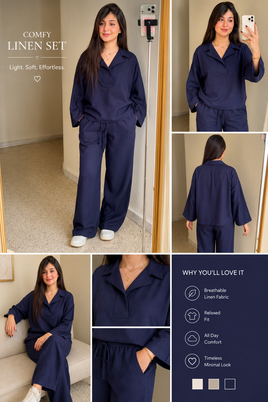 Linen Set Qamraya