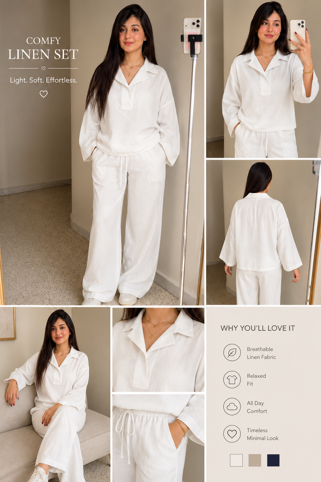 Linen Set Qamraya